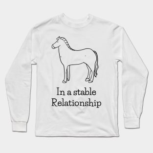 Horse quotes funny equestrian gift cute style Long Sleeve T-Shirt